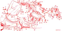 PARE BRISE pour Honda GL 1800 GOLD WING ABS de 2013