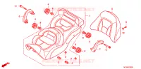 SELLE pour Honda GL 1800 GOLD WING ABS de 2013