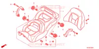 SELLE pour Honda GL 1800 GOLD WING ABS de 2013