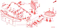 FEUX ARRIERE pour Honda GL 1800 GOLD WING ABS de 2013