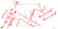 FOURCHE pour Honda GL 1800 GOLD WING DCT de 2021