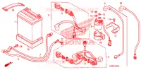 BATTERIE pour Honda TRX 250 FOURTRAX RECON Electric Shift de 2007