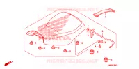 SELLE pour Honda TRX 250 FOURTRAX RECON Electric Shift de 2007