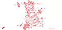 CULASSE pour Honda CR 125 R de 2000