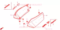 COUVERCLES LATERAUX pour Honda GL 1500 GOLD WING SE de 1996