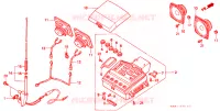 RADIO pour Honda GL 1500 GOLD WING SE de 1996