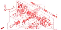 COUPLE CONIQUE pour Honda FOURTRAX 500 FOREMAN RUBICON Hydrostatic de 2011