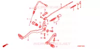 PEDALE pour Honda XR 200 de 2006