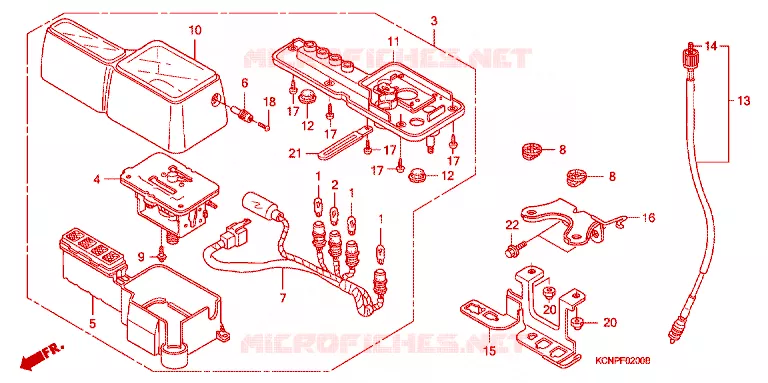 COMPTEUR Honda MOTO 200 XR 2005  XR2005