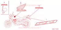 AUTOCOLLANTS pour Honda CB 599 HORNET de 2005