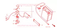 BATTERIE pour Honda CB 599 HORNET de 2005