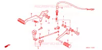 SELECTEUR   PEDALE DE FREIN pour Honda CB 599 HORNET de 2005