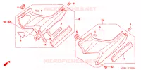 COUVERCLES LATERAUX pour Honda CB 599 HORNET de 2004