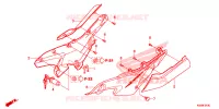COUVERCLES LATERAUX pour Honda CB 110 Front brake drum de 2016