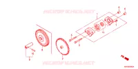 POMPE A HUILE pour Honda SCV 110 DIO AVIATOR, FRONT DRUM BRAKE (ID) de 2010