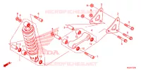 AMORTISSEUR ARRIERE pour Honda CBR 500 R de 2014