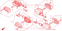 CLIGNOTANT pour Honda NX4 FALCON 400 SPECIAL de 2003