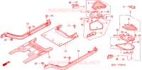 PLANCHER   REPOSE PIED pour Honda CH 125 SPACY STRIKER de 1985