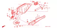 SILENCIEUX D'ECHAPPEMENT pour Honda QR 50 de 1985