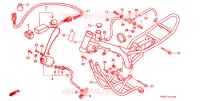 CADRE pour Honda QR 50 de 1989