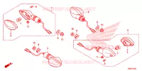 CLIGNOTANT pour Honda CBF 160 UNICORN de 2020
