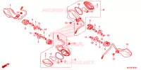 CLIGNOTANT pour Honda CB 500 X ABS de 2014