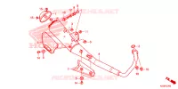 SILENCIEUX D'ECHAPPEMENT pour Honda CBF 160 UNICORN de 2019