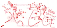 LEVIER DE GUIDON   CABLE   COMMODO pour Honda NAVI 110 de 2019