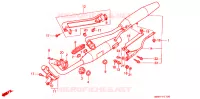 SILENCIEUX D'ECHAPPEMENT pour Honda STEED 400 VCL With speed warning light None · Taylor bar handle de 1996