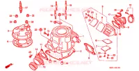 CULASSE pour Honda CR 80 R BIG WHEEL de 1996