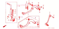 PEDALE   KICK pour Honda CR 80 R BIG WHEEL de 1996