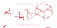 BEQUILLE   REPOSE PIEDS pour Honda CR 80 R de 1997