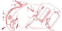 ECHAPPEMENT pour Honda CR 80 R de 1997