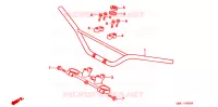 GUIDON   TE DE FOURCHE pour Honda CR 80 R de 1997
