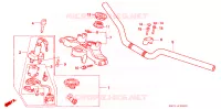 GUIDON   TE DE FOURCHE pour Honda VT 250 F XELVIS de 1992