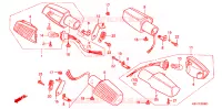 CLIGNOTANT pour Honda VT 250 F XELVIS de 1992