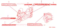 AUTOCOLLANTS pour Honda FORZA 250 ABS SPECIAL de 2002