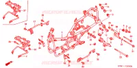 CADRE pour Honda FORZA 250 ABS SPECIAL de 2002