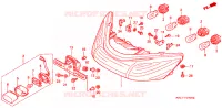 FEUX ARRIERE pour Honda VFR 800 de 1999