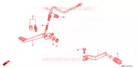 PEDALE pour Honda VFR 800 de 1999