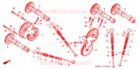 ARBRE A CAMES   SOUPAPE pour Honda VFR 800 de 1999