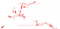 PEDALE pour Honda VFR 800 de 1999