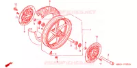 ROUE AVANT pour Honda VFR 800 de 1999