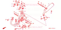 SILENCIEUX D'ECHAPPEMENT pour Honda VFR 800 de 1999