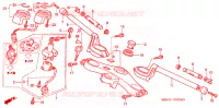 GUIDON   TE DE FOURCHE pour Honda VFR 800 de 2000