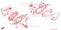CLIGNOTANT pour Honda FORZA 250 Color Order Plan de 2001