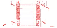AMORTISSEUR ARRIERE pour Honda FORZA 250 Z SPECIAL de 2007