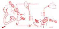 COMMODO   CABLE   RETROVISEUR pour Honda FORZA 250 Z SPECIAL de 2007