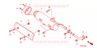 SILENCIEUX D'ECHAPPEMENT pour Honda FORZA 250 Z SPECIAL de 2007
