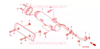 SILENCIEUX D'ECHAPPEMENT pour Honda FORZA 250 Z S package de 2007